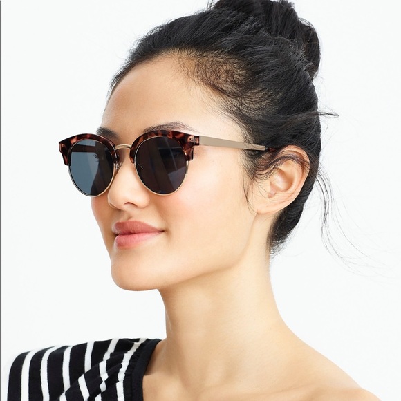 J. Crew Accessories - NWT J CREW sunglasses in tortoise 100% UV protect